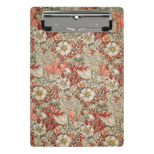 Mini Porte-bloc William Morris Spring Compton Fleur Vintage Rouge