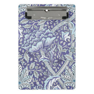 Mini Porte-bloc William Morris Windrush Motif Bleu Floral