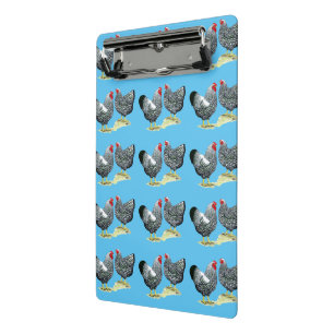 Mini Porte-bloc Wyandottes Paire en argent