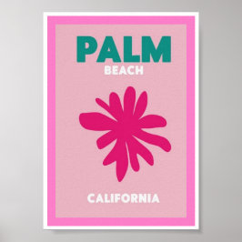 Mini Poster - Palm Beach California