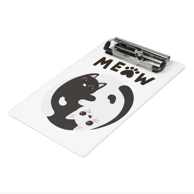 Mini Prancheta Meow da Mon Petit Livre Klemmbrett (Gewinkelt3)