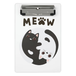 Mini Prancheta Meow da Mon Petit Livre Klemmbrett