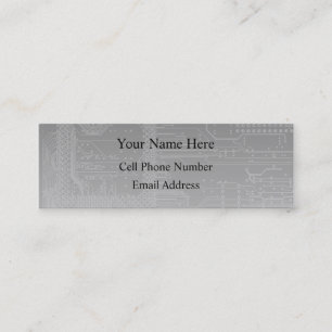 Mini Profil et carte de visite d'entretien de