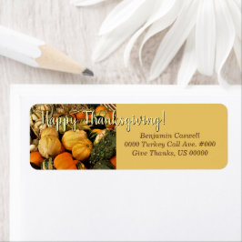 Mini Pumpkins und Gourds / Glückliches Erntedankfe
