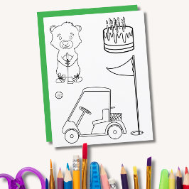 Mini Putt Putt Birthday Niedlich Gopher Farbseite