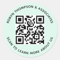 Mini-QR-Code-Aufkleber für den benutzerdefinierten