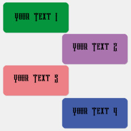 Mini Rectangle Waterproof Label Etiketten