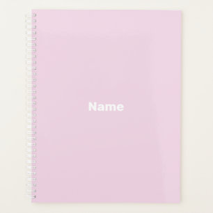 Mini-rose clair nom personnalisé année monogramm