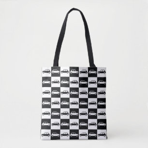 Mini Sac fourre-tout Cooper en carton noir