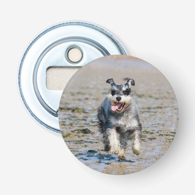 Mini-Schnauzer Flaschenöffner (Vorderseite)