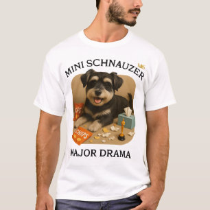 Mini-Schnauzer-Hunde Liebhaber T-Shirt