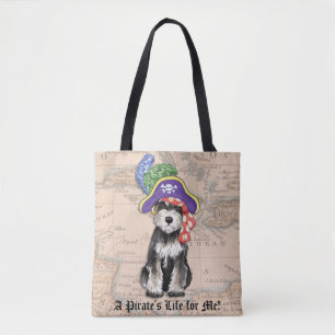 Mini Schnauzer Pirate Tote Bag Tasche