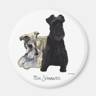 Mini Schnauzers - aimant
