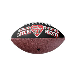 MINI - Schwarz Rot Weiß - Alternative Garter Toss Football
