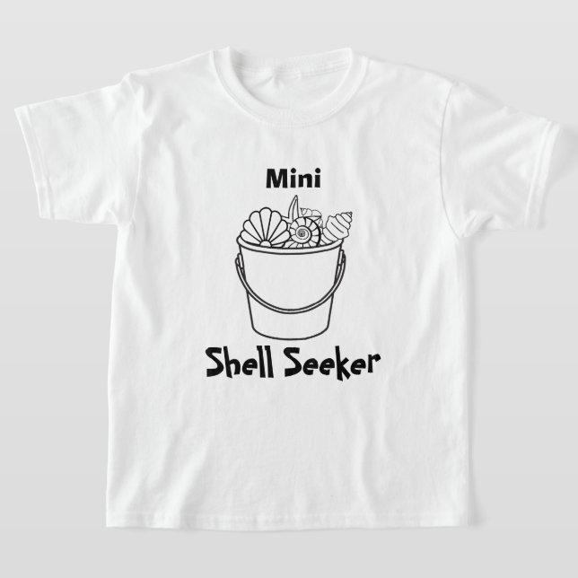 Mini Shell Seeker – Child's Shelling T-Shirt (Ablage )