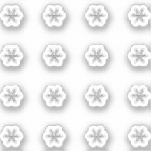 Mini Snowflake Stickers