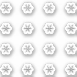Mini Snowflake Stickers Aufkleber