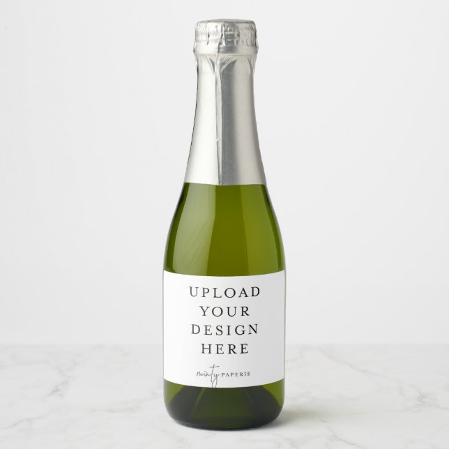Mini Sparkling Wein Flaschen Etiketten 3" x 2" (Se (Vorderseite)