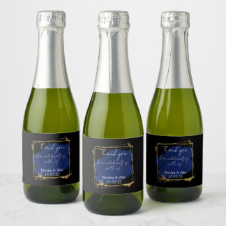 Mini Sparkling Weinflasche für Hochzeiten