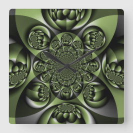 Mini Spheres Quadratische Wanduhr