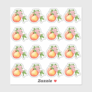 Mini Stickers Peach Blossom Watercolor