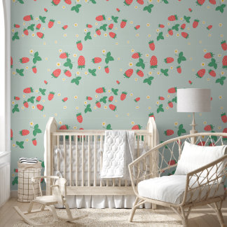 Mini Strawberry Blossom Wallpaper Tapete