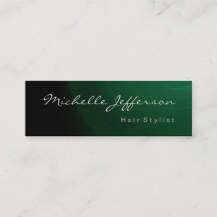 Mini Stylet Cheveux mince Script Carte de visite vert