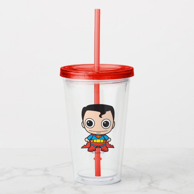 Mini Superman Acryltrinkbecher (Vorderseite)