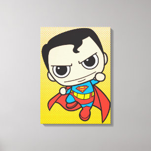 Mini Superman fliegt Leinwanddruck