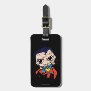 Mini Superman Sketch - Fliegen Gepäckanhänger