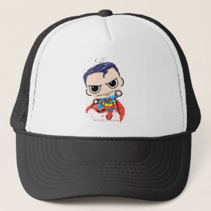 Mini-Superman-Skizze - Fliegend Truckerkappe