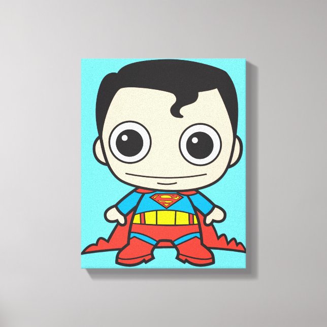 Mini-Supermann Leinwanddruck (Vorderseite)