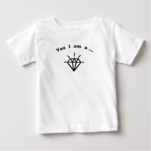 MINI T-Shirt Baby Baby Baby Diamant Schwarz
