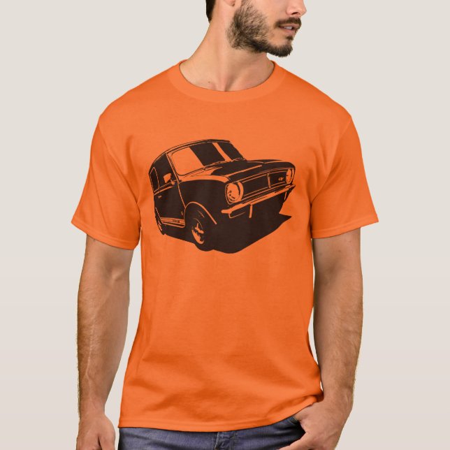 Mini T-shirt classique d'homme du monde (Devant)