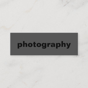 Mini Taille maigre Noir Out Gris Carte de visite standa