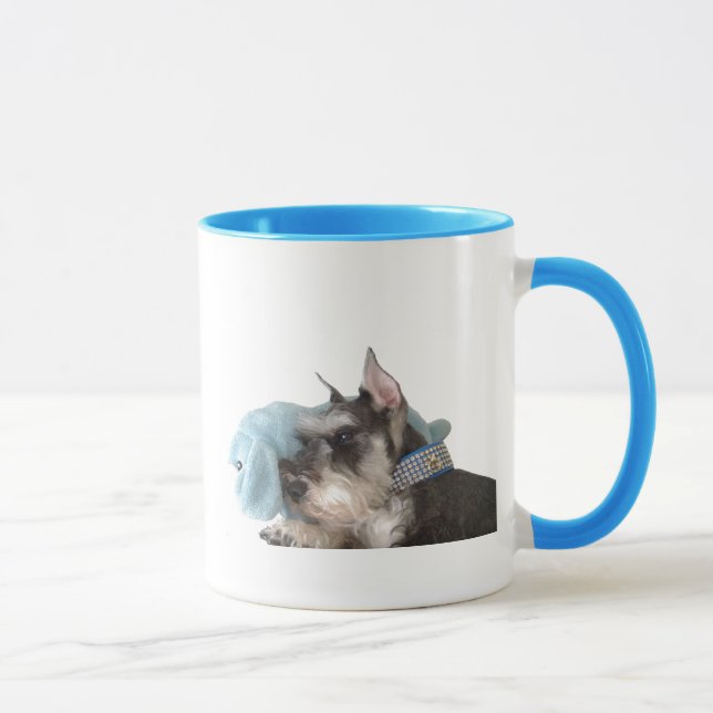 Mini tasse de Schnauzer (Droite)
