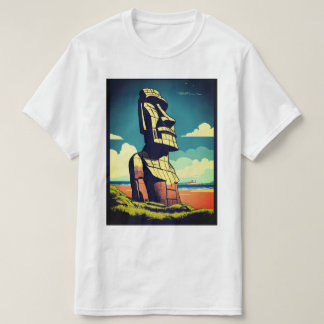 Mini-Tee Moai - T-Shirt Rapa Nui Design