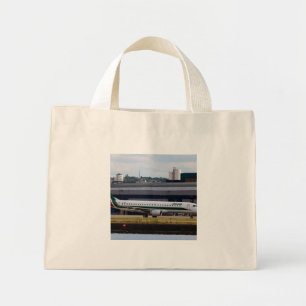 Mini Tote Bag Aéroport de ville d'Alitalia Embraer ERJ-190