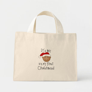 Mini Tote Bag African American Boy 1er Noël