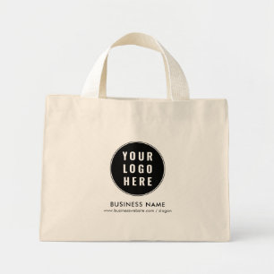 Mini Tote Bag Ajouter le logo de l'entreprise Minimaliste sociét