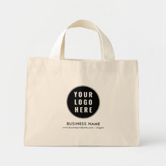 Mini Tote Bag Ajouter le logo de l'entreprise Minimaliste sociét