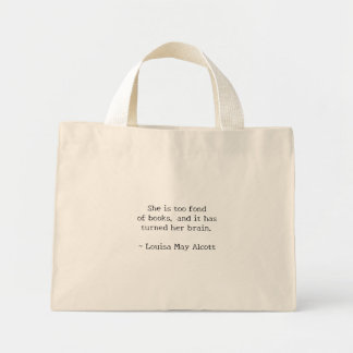 Mini Tote Bag Amateur de livres