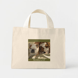Mini Tote Bag Amour de Bulldog !