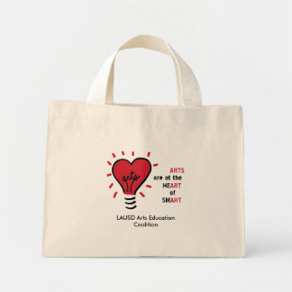 Mini Tote Bag artbulblogobig, LAUSD Arts Education Coalition