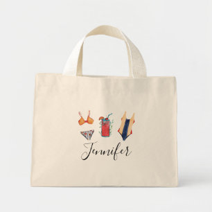 Mini Tote Bag Bachelorette Personnalisé Fourre-tout