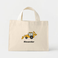 Backhoe Jaune Avec Chargeur Personnalisé