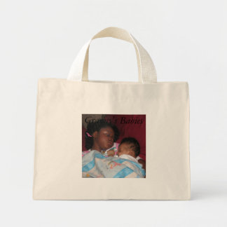Mini Tote Bag bébés, bébés mamma, dormant, bébés de mamie