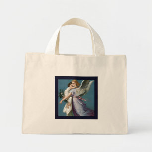 Mini Tote Bag Belle peinture d'ange gardien