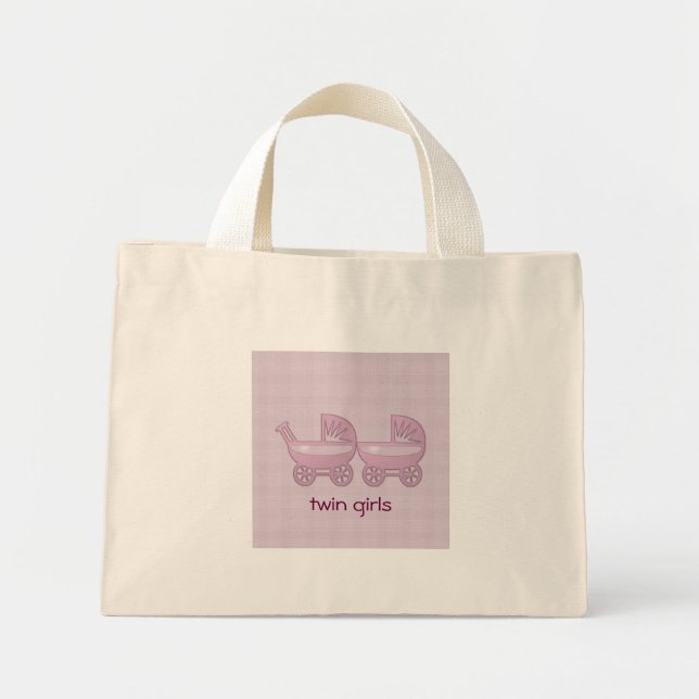 Mini Tote Bag biberon rose (Devant)
