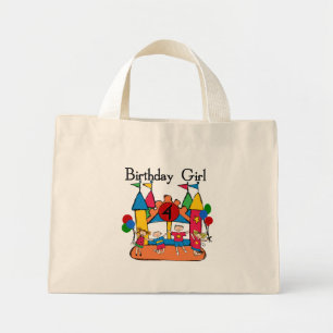 Mini Tote Bag Big Bounce Girl 4th Birthday T-shirts et cadeaux